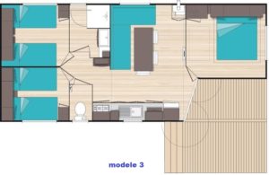 Mobil-home 3 chambres